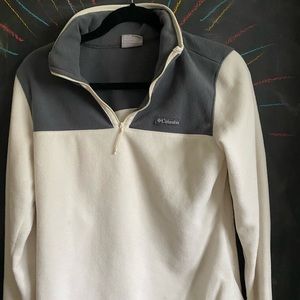 columbia half zip sweatshirt